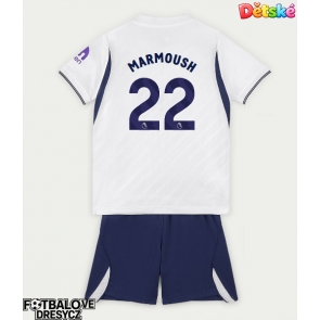 Tottenham Hotspur Omar Marmoush #22 Dětské Domácí dres komplet 2026-27 Krátký Rukáv (+ trenýrky)